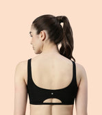 Non-Padded, Non-Wired, High-Coverage Bra