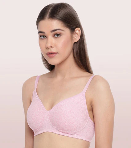 Litmee- Side Support Shaper Stretch Cotton Everyday Bra For Women- High Coverage, Non Padded And Wirefree