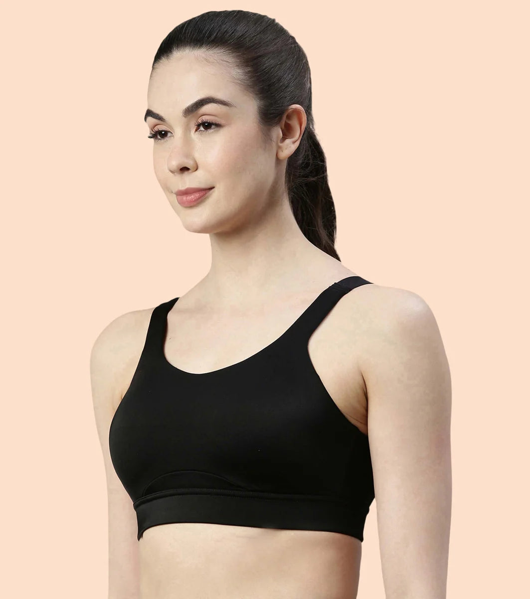 Impact Sports Bra for Women- Full Coverage, Padded and Wirefree