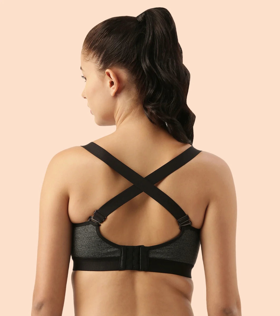 Panel for Bounce Control High-Impact Sports Bra