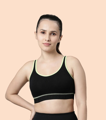 Antimicrobial Side Shaper Active Sports Bra for Women