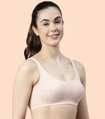 Non-Padded, Non-Wired, High-Coverage Bra