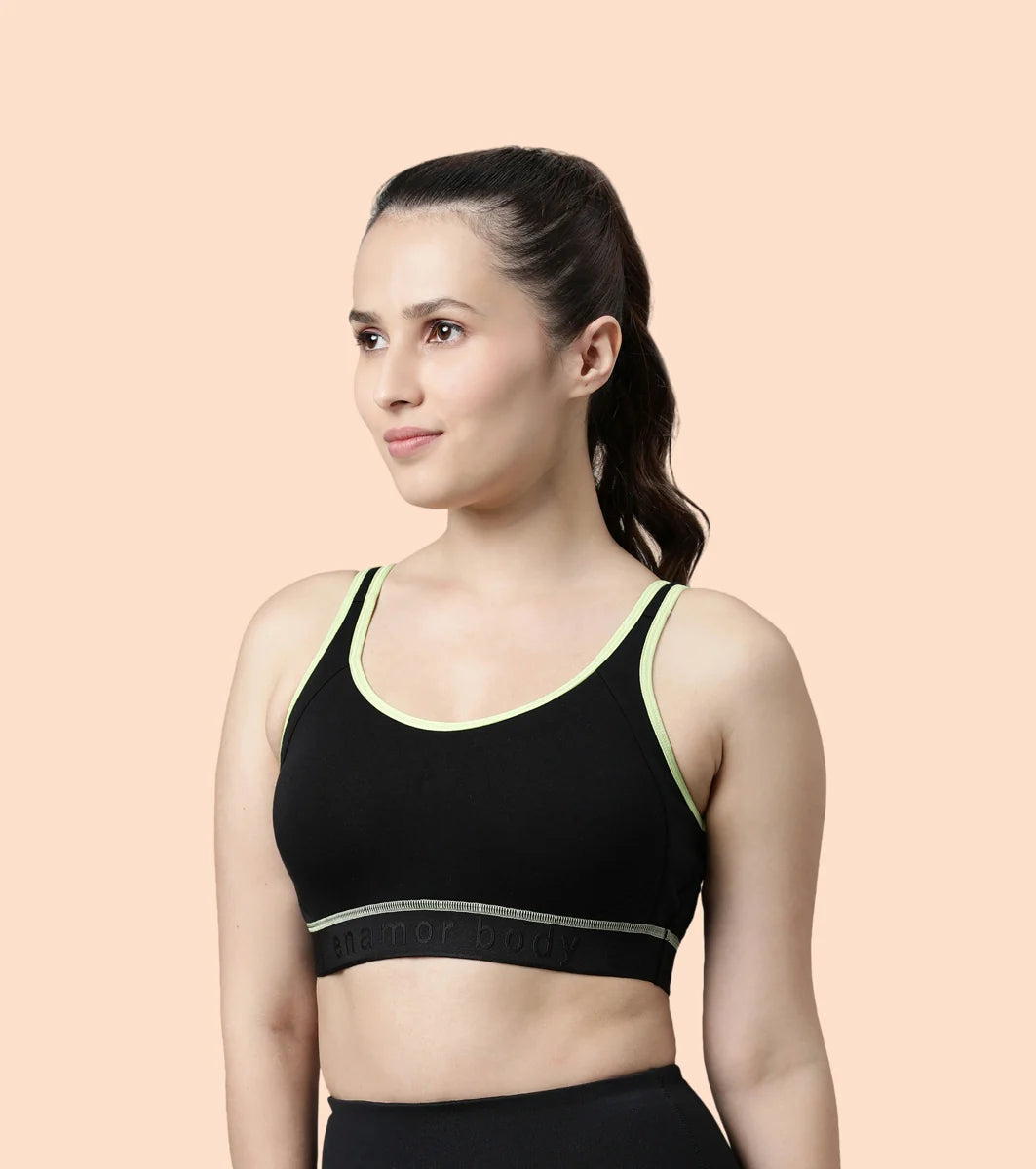 Antimicrobial Side Shaper Active Sports Bra for Women