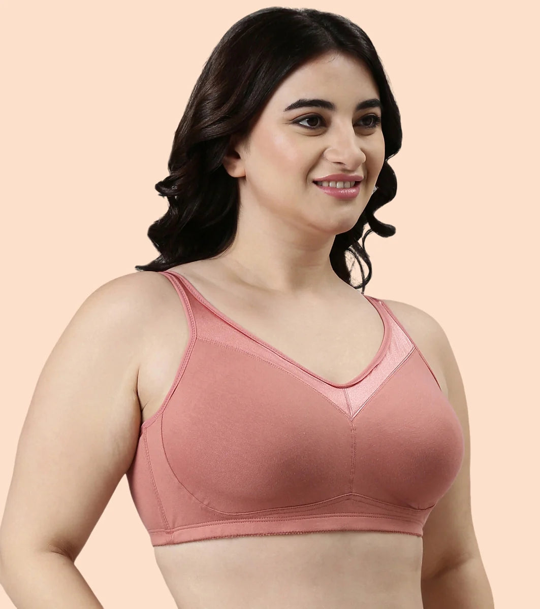 Full Support Bra For Women - Non-Padded, Non-Wired Bra For Full Coverage Bra