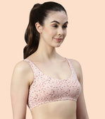 Non-Padded, Non-Wired, High-Coverage Bra