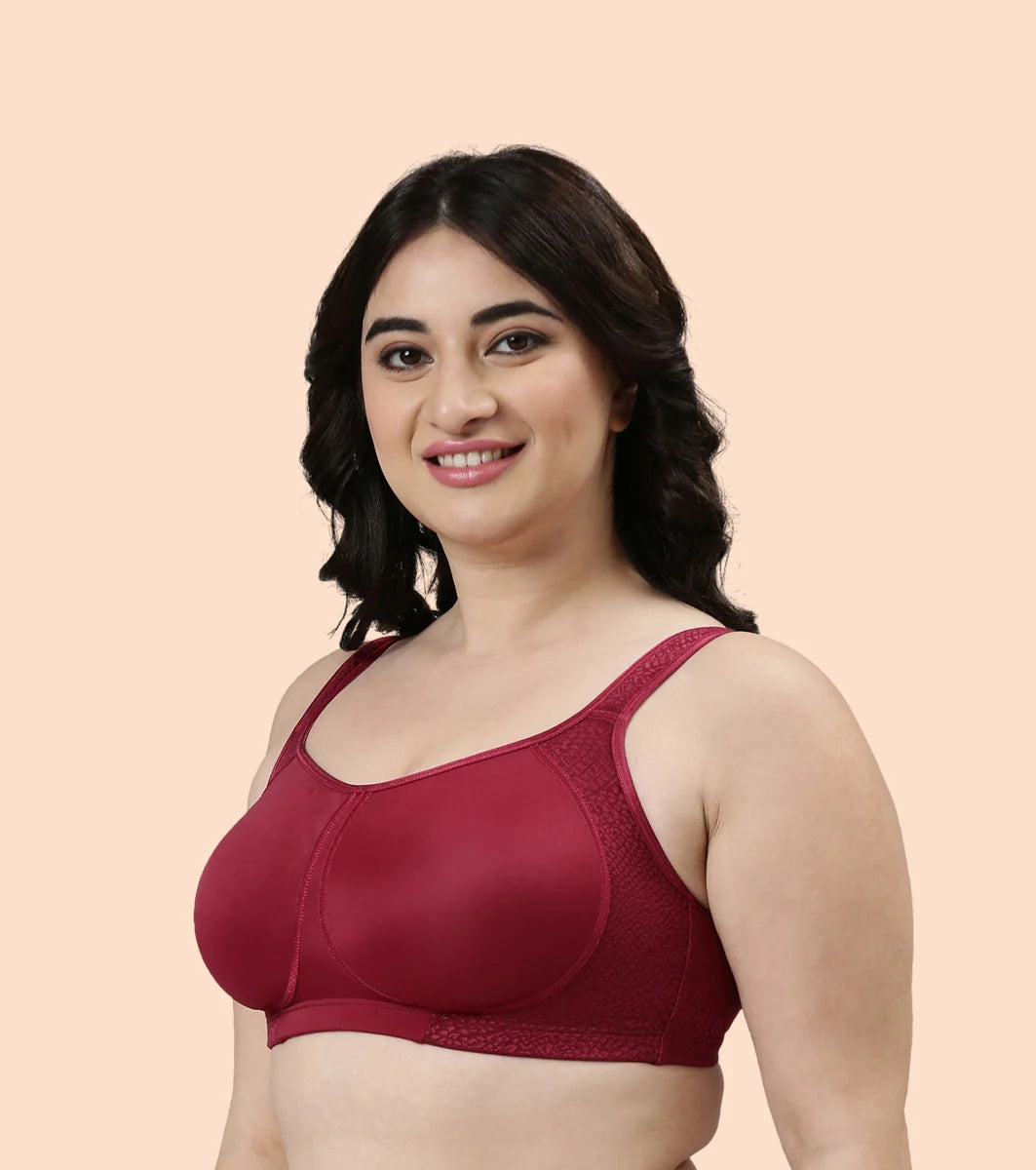 Comfort Minimizer Bra With Side Shaping