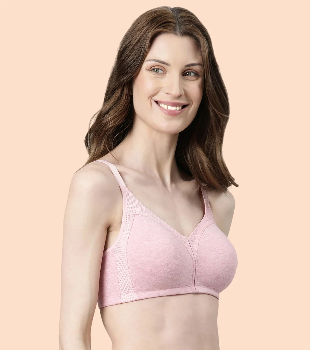 Jiggle Control Full Support Stretch Cotton Bra