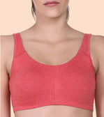 Non-Padded, Non-Wired, High-Coverage Bra