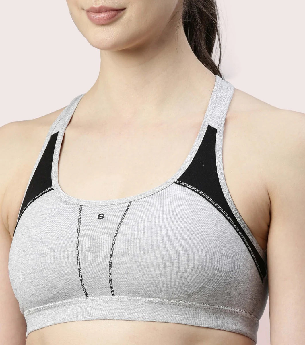 Racer Back Medium Impact Sports Bra