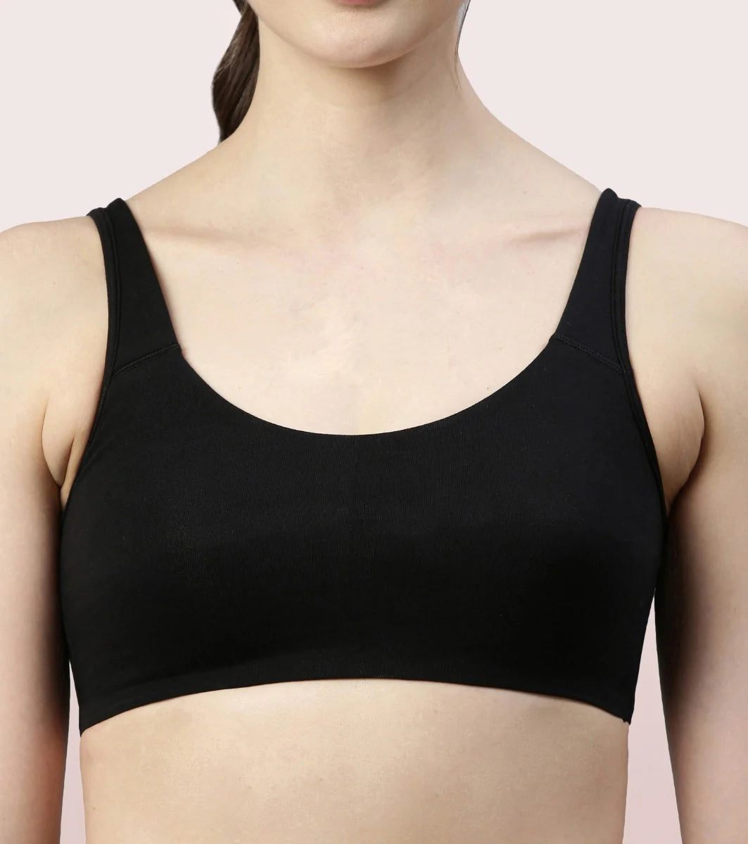 Black Sports Bra