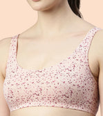 Non-Padded, Non-Wired, High-Coverage Bra