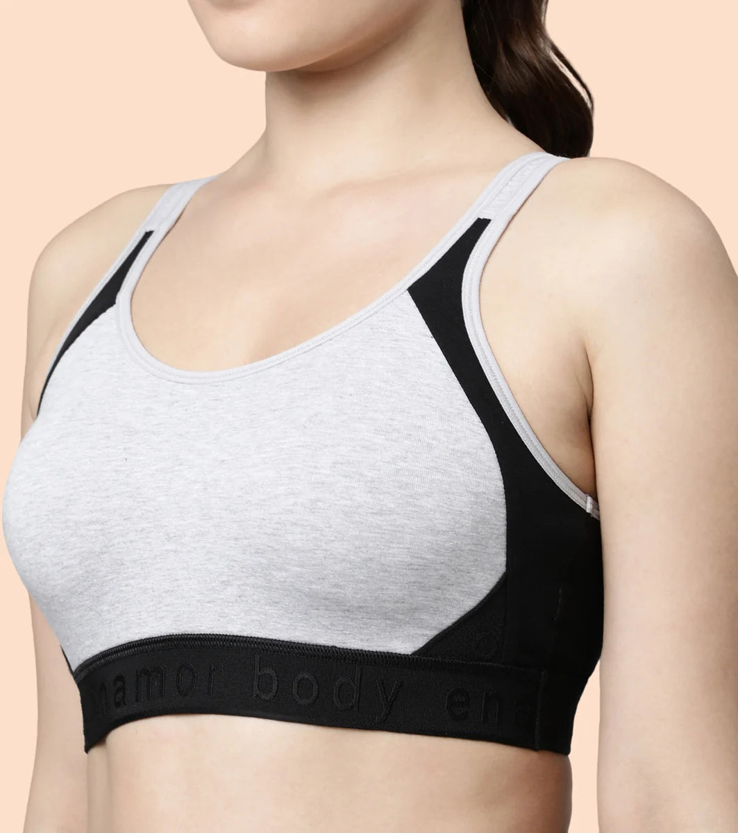 Antimicrobial Side Shaper Active Sports Bra for Women