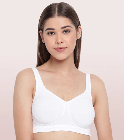 Full Support Stretch Cotton Everyday Bra : Litmee