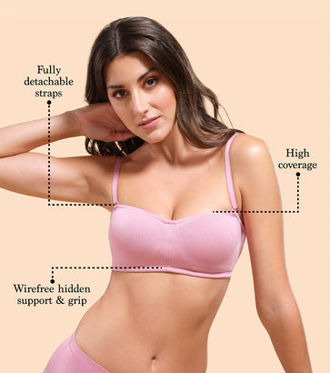 Perfect Shaping Cotton Strapless Bra