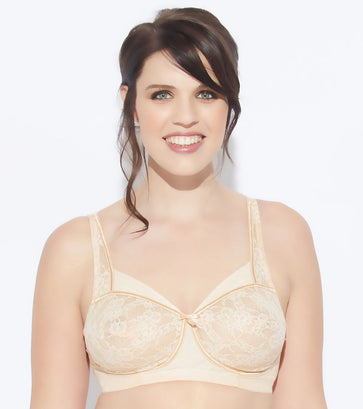 Enamor FB06 Full Support Lace Bra - High Coverage • Non-Padded • Wirefree