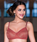 Enamor F090 Soft Comfort Lace Bra - High Coverage • Non-Padded • Wirefree